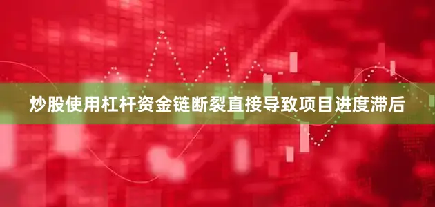 炒股使用杠杆资金链断裂直接导致项目进度滞后